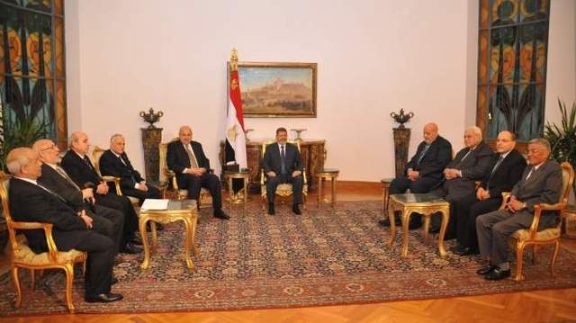 الرئيس يجتمع بالقضاة