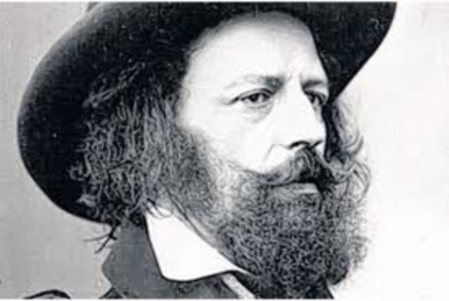 Alfred, Lord Tennyson becomes a poet laureate.