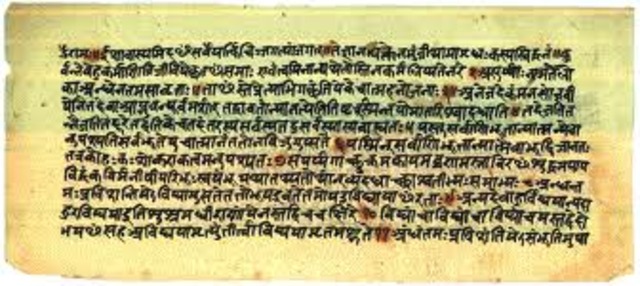 The oldest of the Upanishads - another part of Hindu scriptures