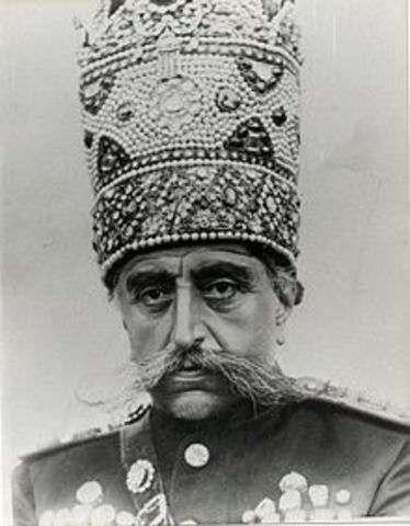 Muzaffar, the current shah of Iran, dies