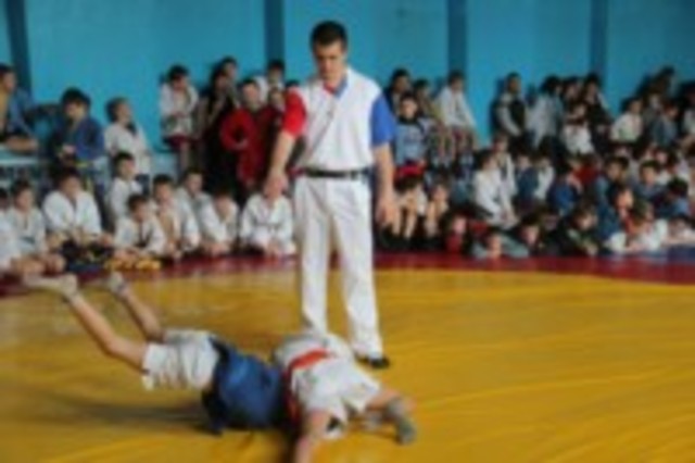 В школе-интернате проходит первенство по самбо