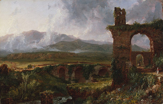 Thomas Cole started painting