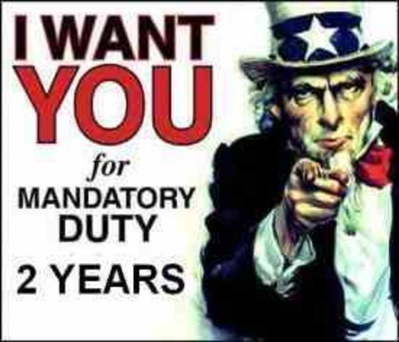 Selective Service Act is passed by Congress