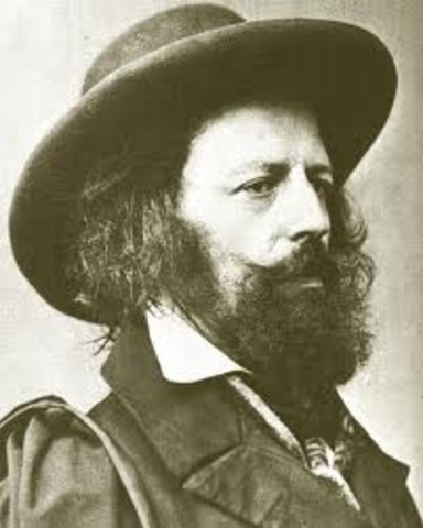 Alfred, Lord Tennnyson becomes a poet laruete