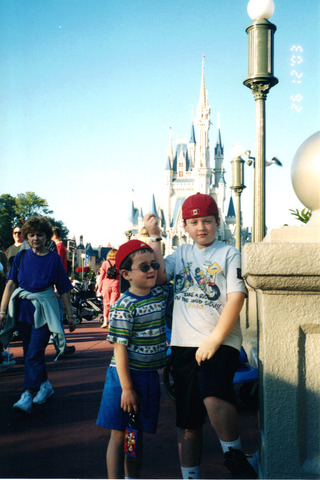 Family trip to Walt Disney December 2002