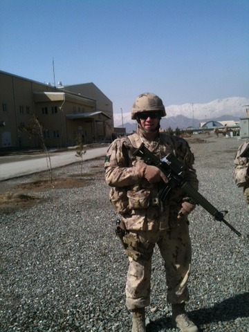 Nov 2012 dad left for Afganistan