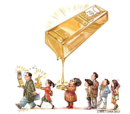 At the End of the Rainbow There is a Pot of Gold.