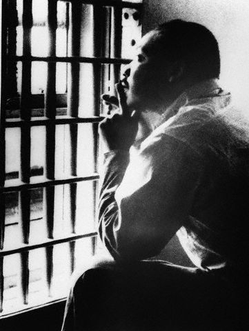 Dr. King Jailed in BIrmingham- "Letter from Birmingham Jail"