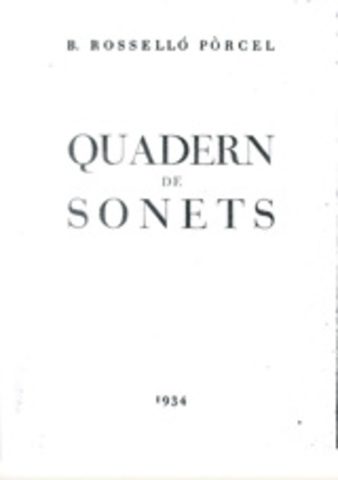 Quadern de sonets