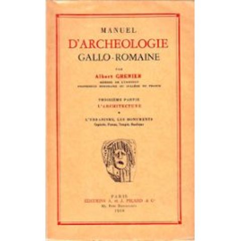 Première édition du Manuel d'archéologie gallo-romaine