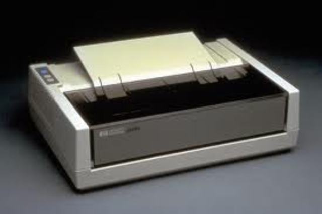 The first ink jet printer was invented