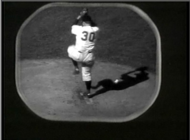The first televised baseball game