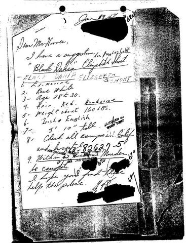 an anoynomous letter is sent into the local police department