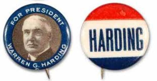 Election of Harding