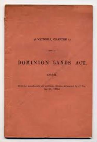 Dominion Lands Act