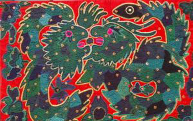 Han Dynasty (221B.C.-220A.D.) Embroidery