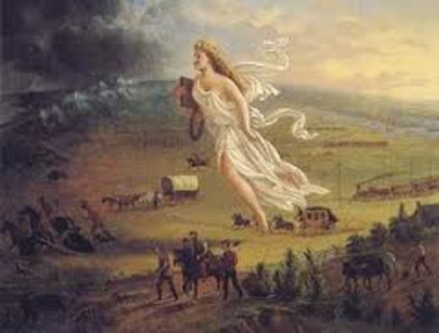 Manifest Destiny gets its` name.