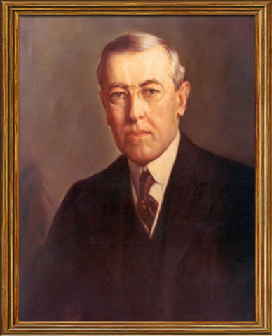 President Wilson wins reelection