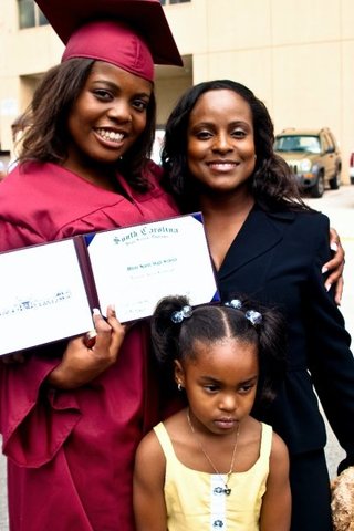 My aunt kitty moved in