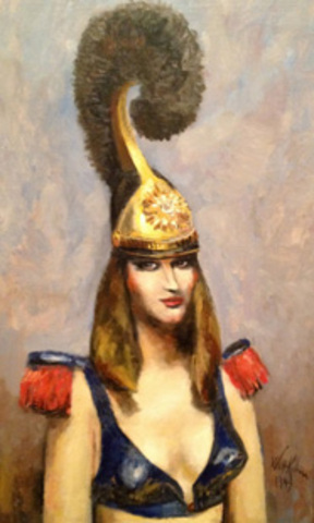 "Dragoon" is painted