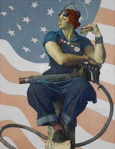 Norman Rockwell's "Rosie the Riveter" Made