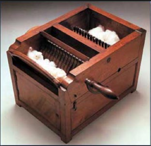 Eli Whitney came up with "Cotton Gin"