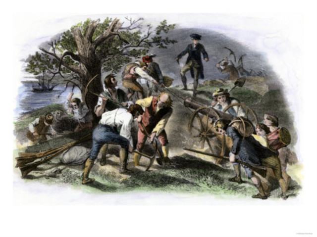 battle of bunker hill (Breed's hill)