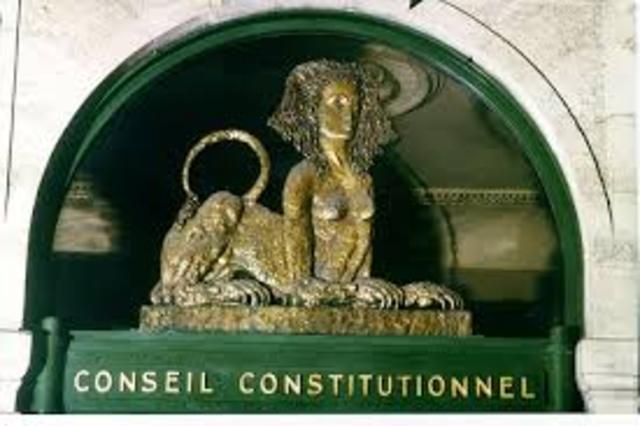 Position du Conseil Constitutionnel