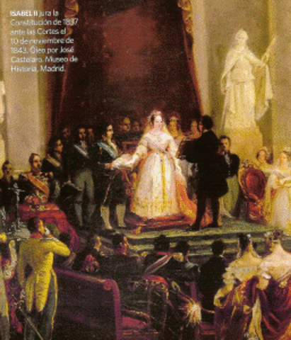 Juramento de la reina a la Constitución de 1937