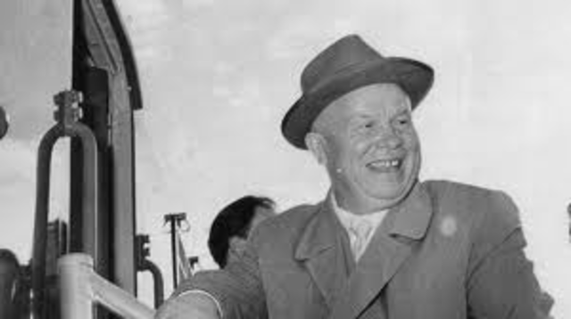 Soviet Communist Party chooses a new leader in Nikita Krushchev.
