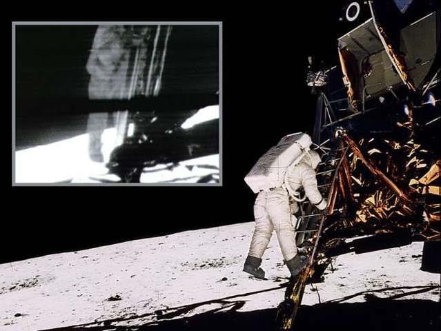 first steps on the moon