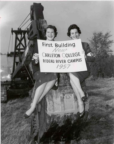 Site of the first building of the new Carleton College