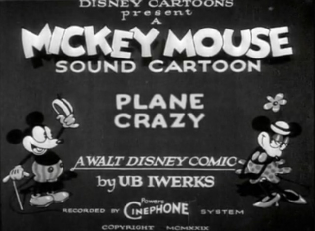 The first appearance of Mickey and Minnie Mouse on film