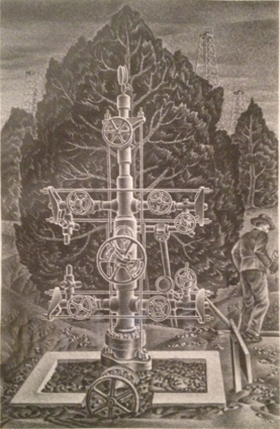 Oil Man's Christmas Tree