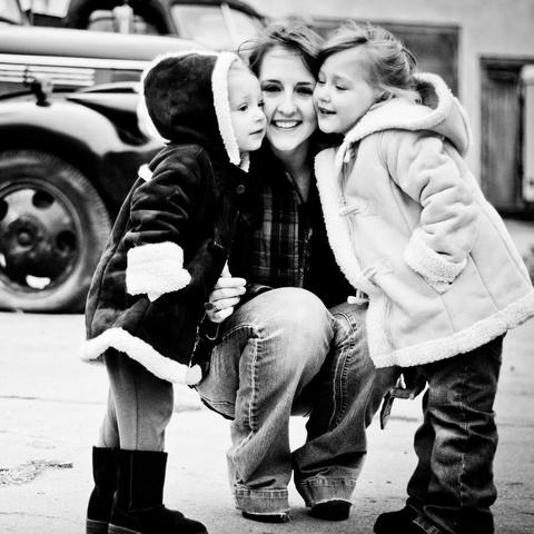 Oldest sister Danielle was born