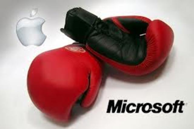 The war between microsoft and apple