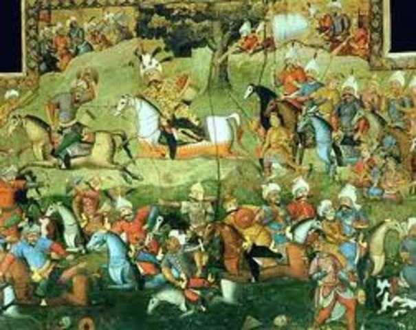 Ismail I Battles the Uzbegs