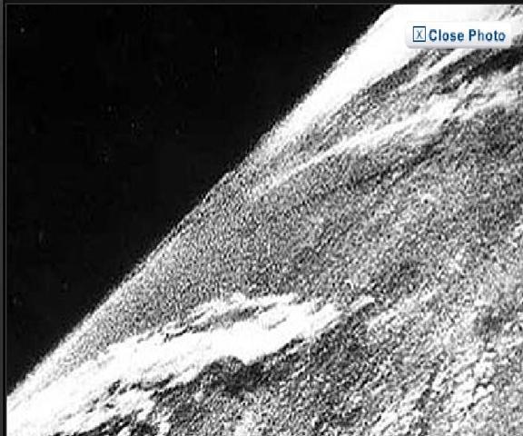 1st photo taken from space