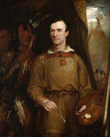 George Catlin Begins Five Journey's Among Plain's Indians