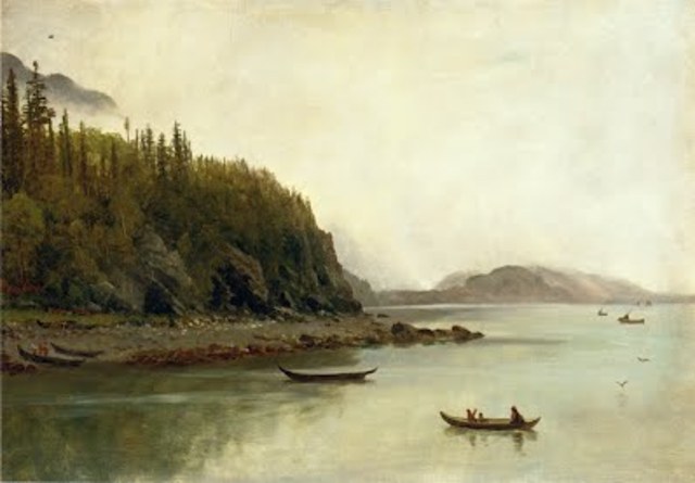 Indians Fishing by Albert BierstadtAlbert Bierstadt