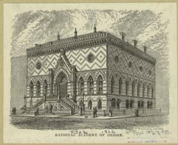 National Academy of Design Founded by Thomas Cole