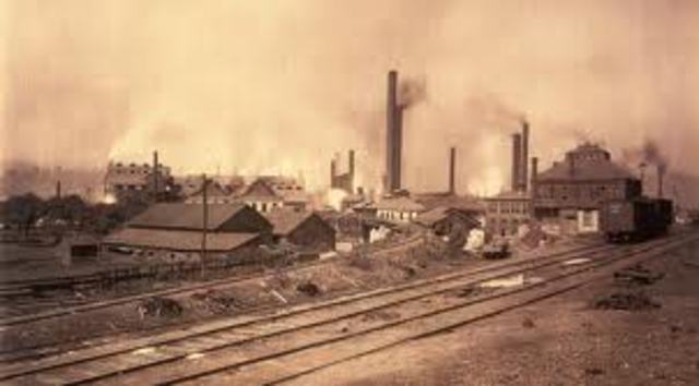 First Carnegie steel mill constructed