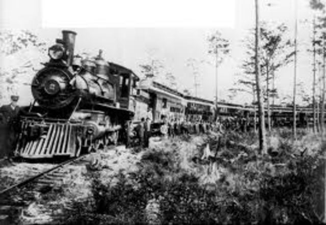 Railroad Era begins in America