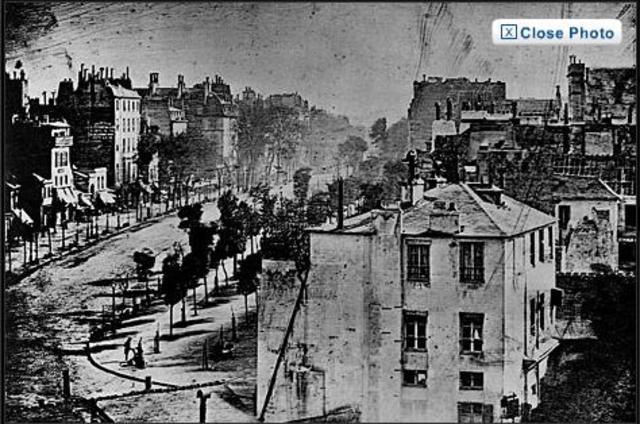 the first picture of a person