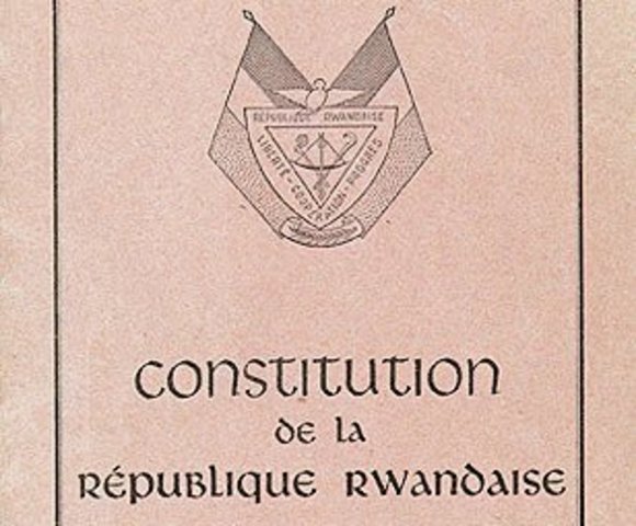 New constitution and President Habyarimana
