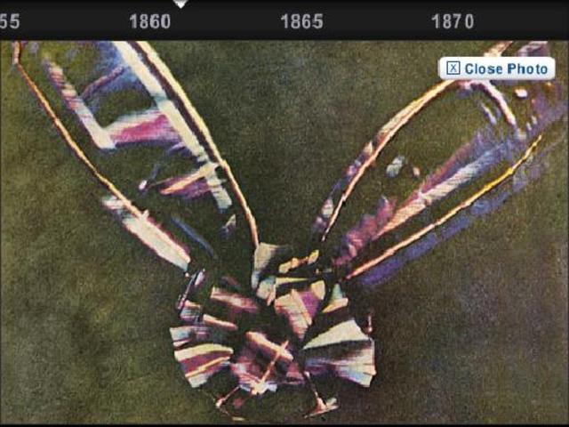 The first coloured photograph