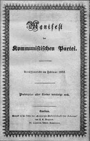 Karl- Marx "Det kommunistiske partis manifest"