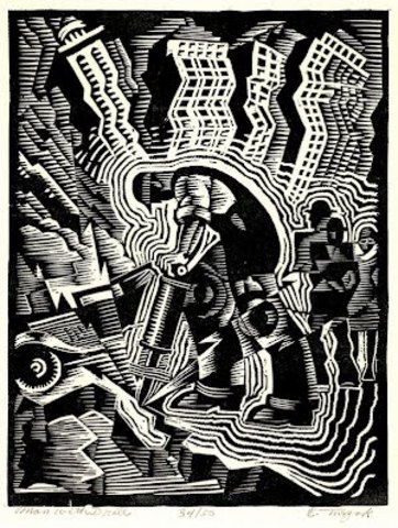 Charles Turzak completes Man with Drill