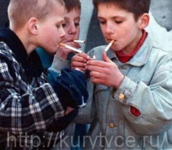 Курят более 20 % 15-ти летних