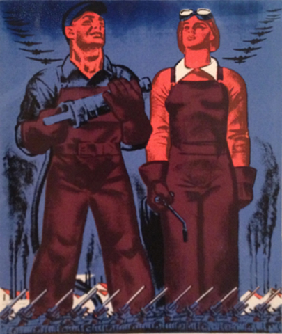 Winnning Battle of Production by Hugo Gellert